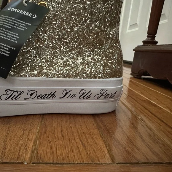 Custom Chuck Taylor All Star Lift
Platform Wedding By You NWT - Picture 4 of 6